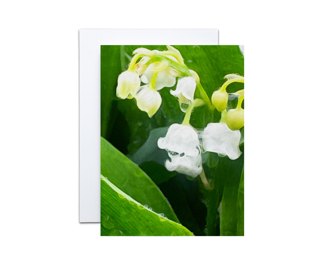 Spring Showers Lily of the Valley Note Cards