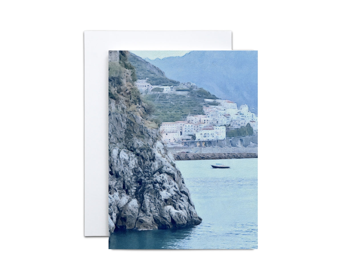 Amalfi Coast at Dusk Note Cards