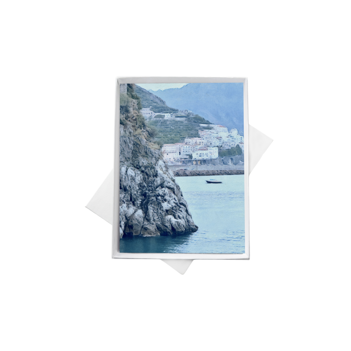 Amalfi Coast at Dusk Note Cards