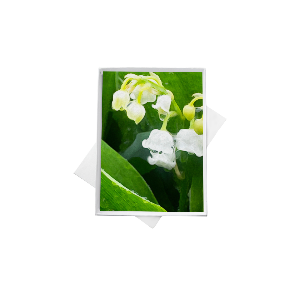 Spring Showers Lily of the Valley Note Cards