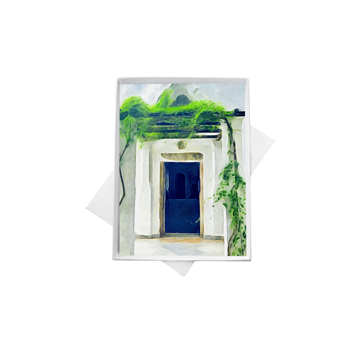 Graceful Italian Doorway Note Cards