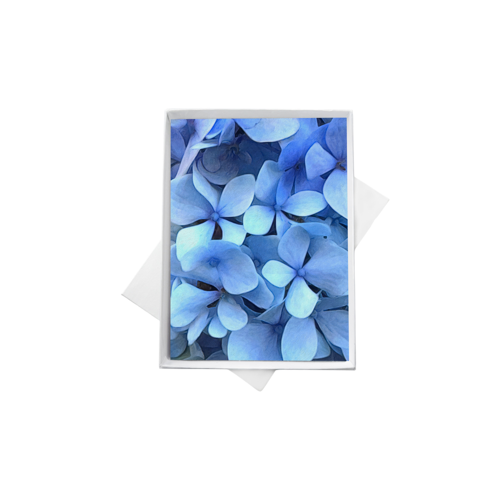 Blue Hydrangea Note Cards
