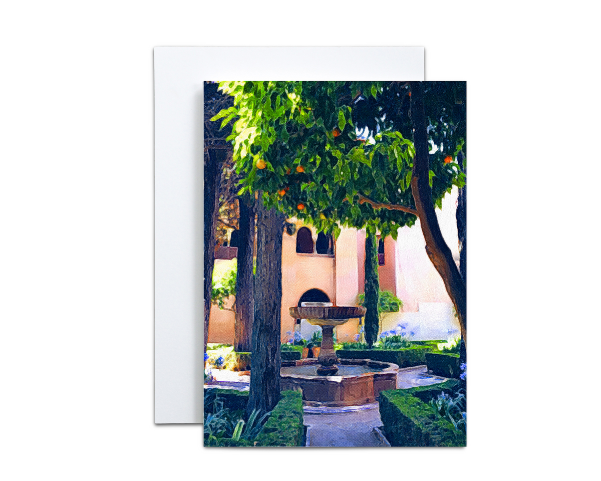 Southern Spain Doorway Note Cards